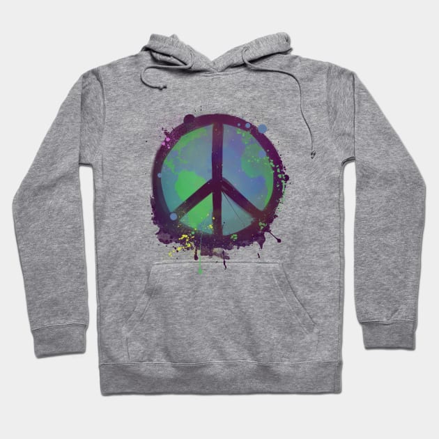 Peace Hoodie by njonestees